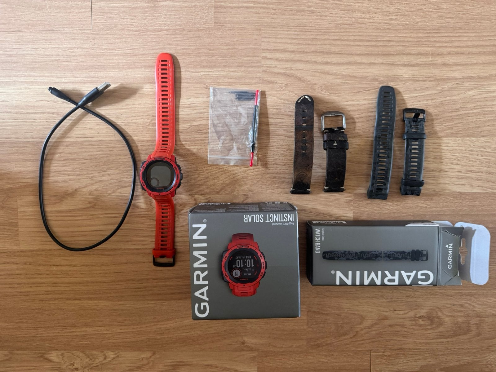 Garmin Solar instinct, Overige merken, Polshorloge, Overige materialen, Ophalen of Verzenden