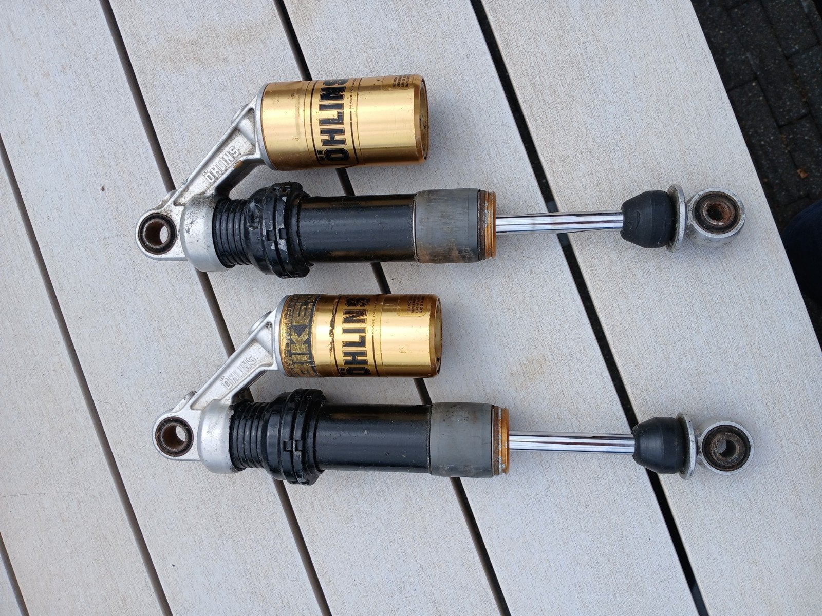 Ohlins schokbrekers Yamaha XJR, Ophalen of Verzenden, Gebruikt