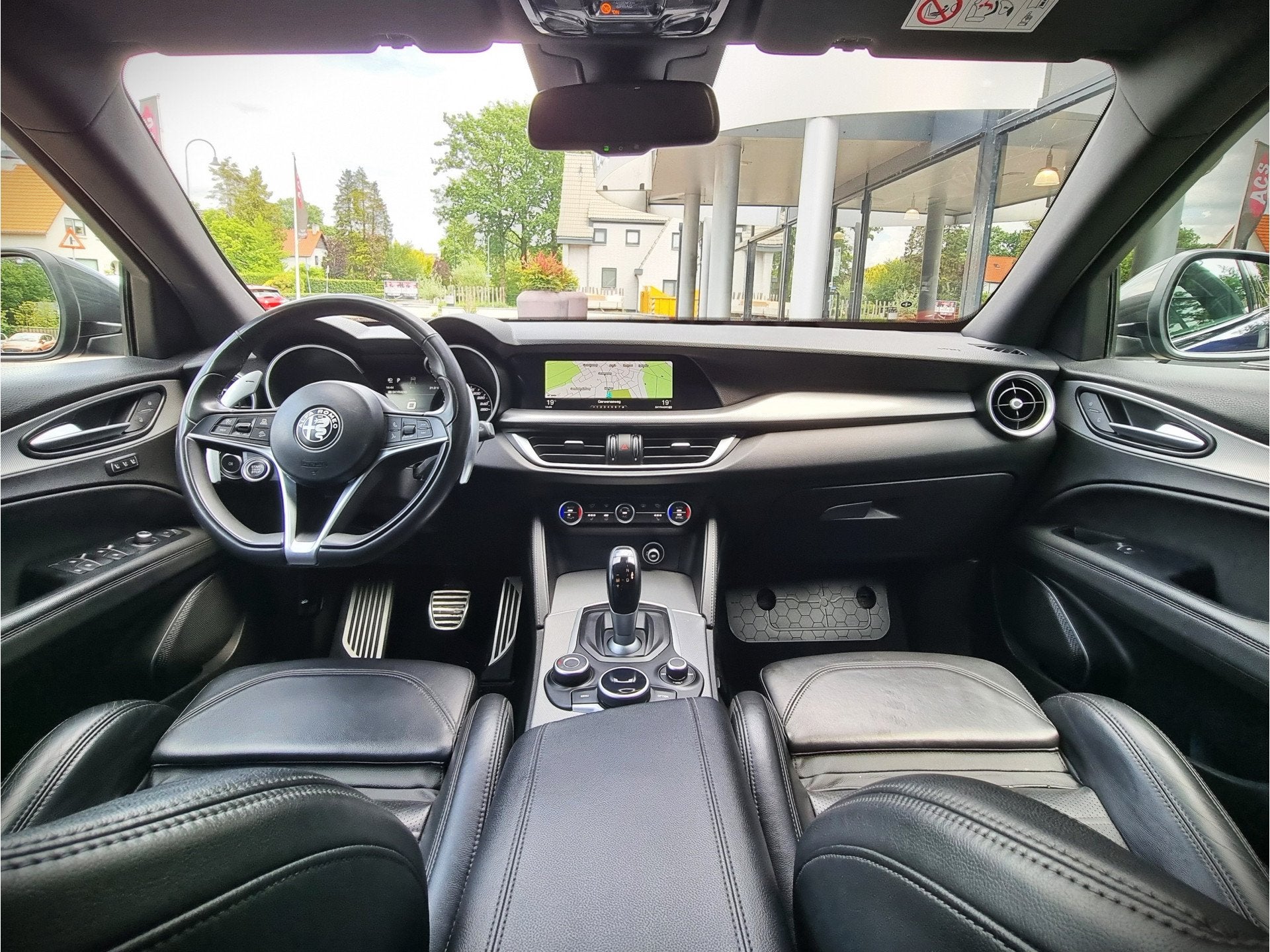 Alfa Romeo Stelvio 2.0 T AWD Sport Edition | Super uitvoerin, Auto's, Alfa Romeo, Zwart, 4 cilinders, Blauw, Leder