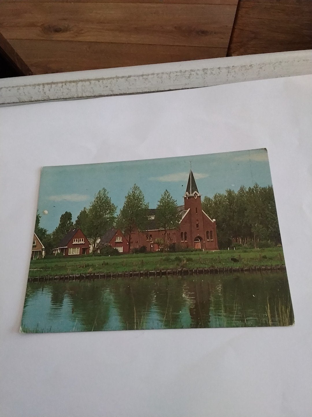 Oude ansichtkaart Gerkesklooster-Stroobos, Ger. Kerk, Ophalen of Verzenden, 1940 tot 1960