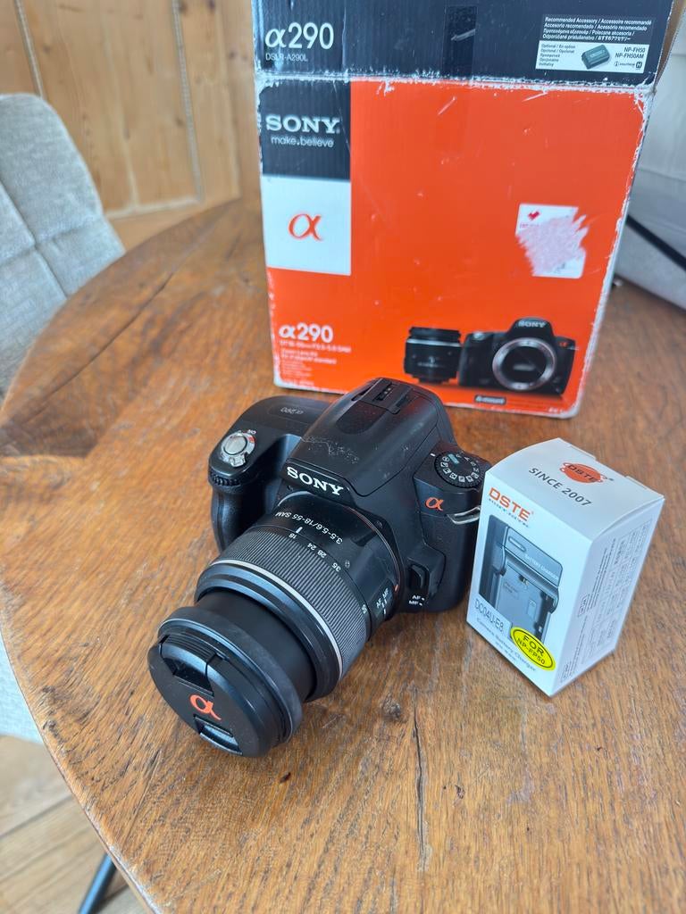 Sony a290 camera, Audio, Tv en Foto, Fotocamera's Digitaal, 14 Megapixel, Spiegelreflex, Refurbished, Ophalen of Verzenden