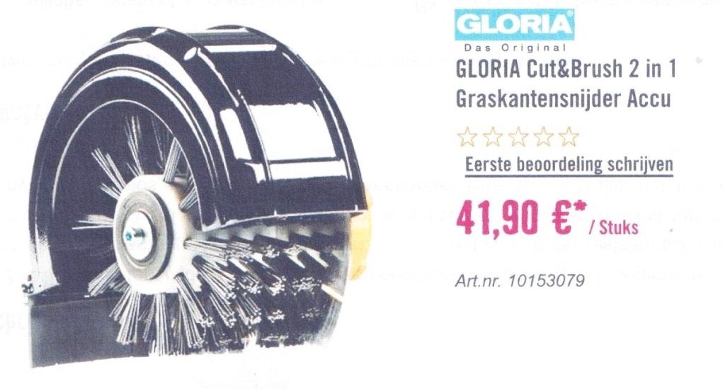 Gloria grassnijder, graskantensnijder en multibrush, Ophalen, Zo goed als nieuw, GLORIA