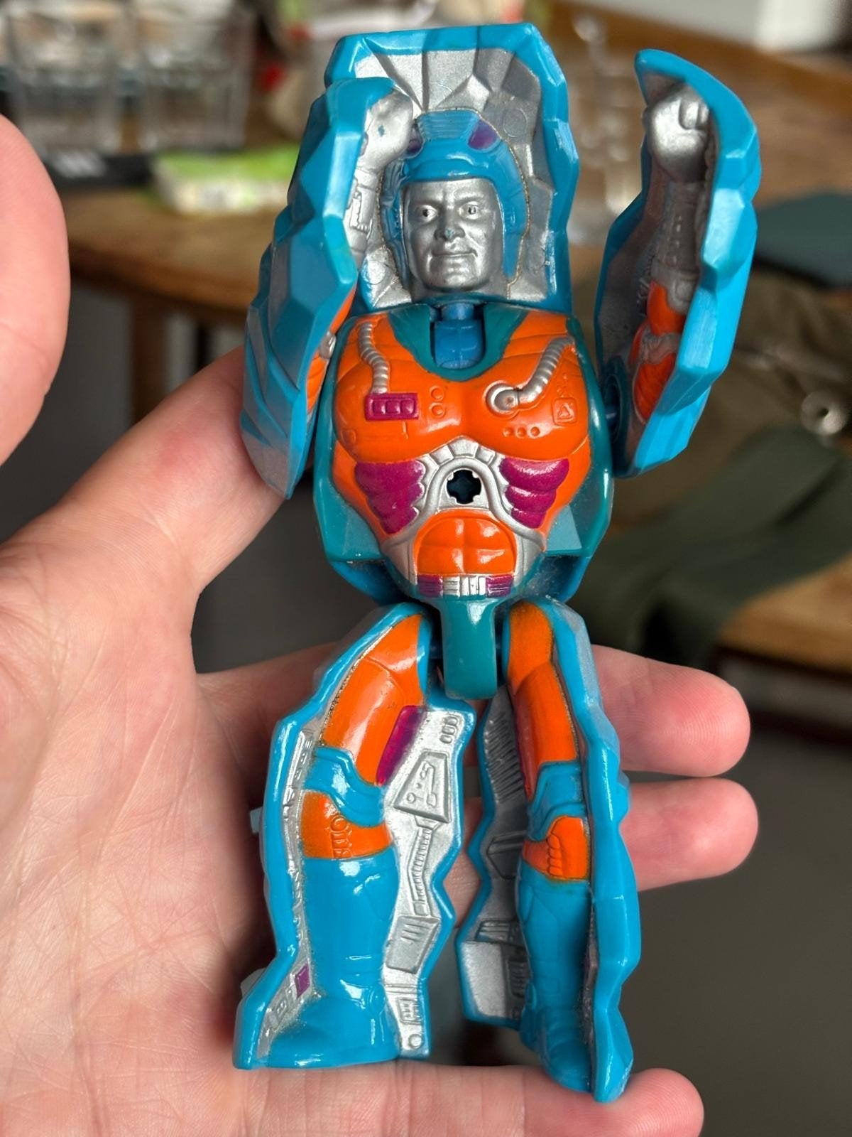Vintage Rokkon actiefiguur (1985), Verzamelen, Ophalen of Verzenden, Gebruikt