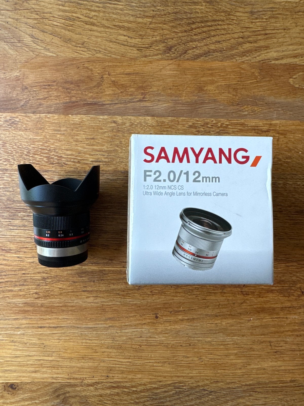 Samyang F2.0/12mm NCS CS Ultra Groothoeklens Fuji X-mount, Audio, Tv en Foto, Handmatige focus, Samyang, Zo goed als nieuw, Fujifilm X-mount