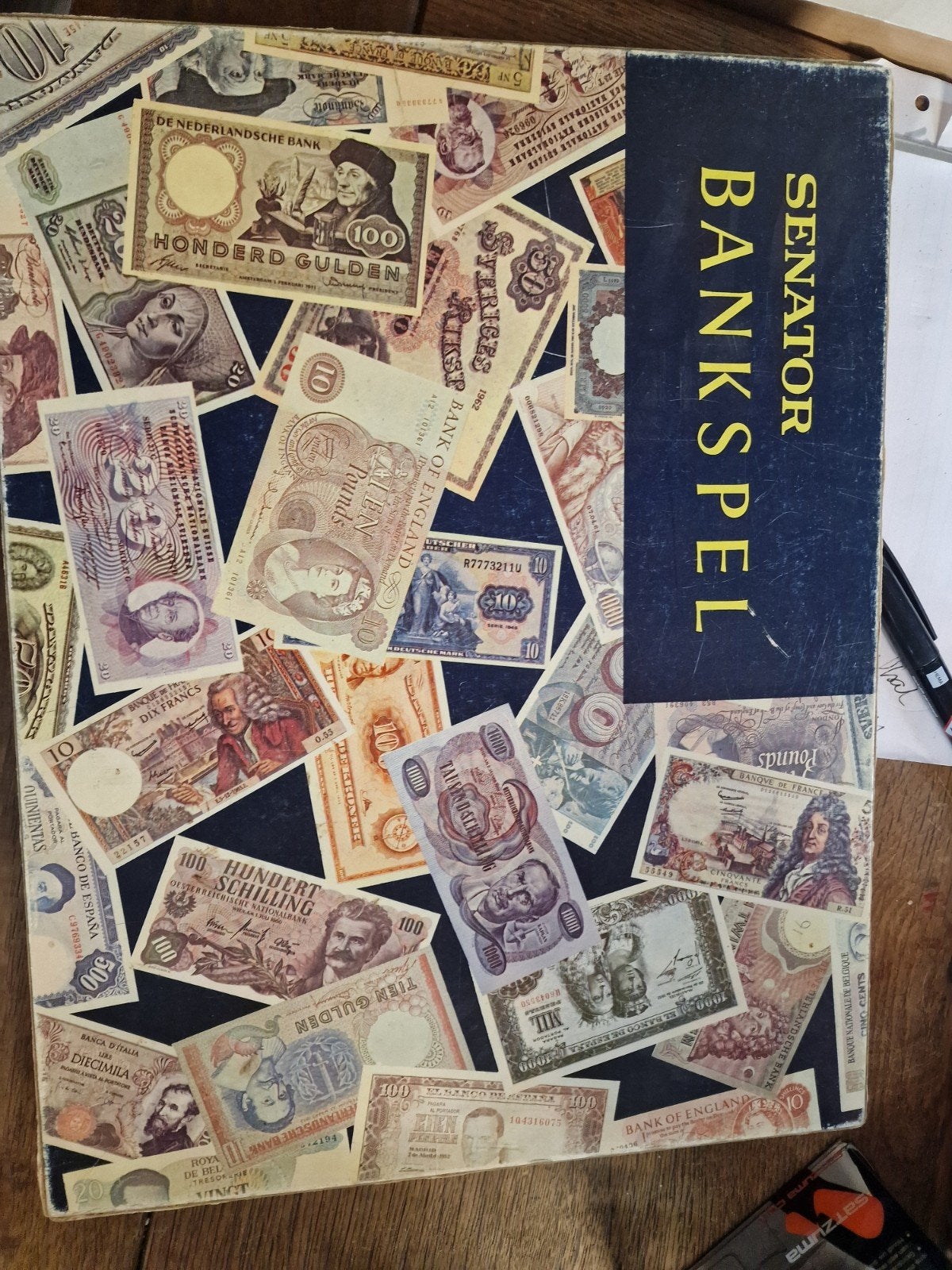 Vintage Senator Bankspel - Compleet en in goede staat, Drie of vier spelers, Ophalen, Gebruikt, Senator