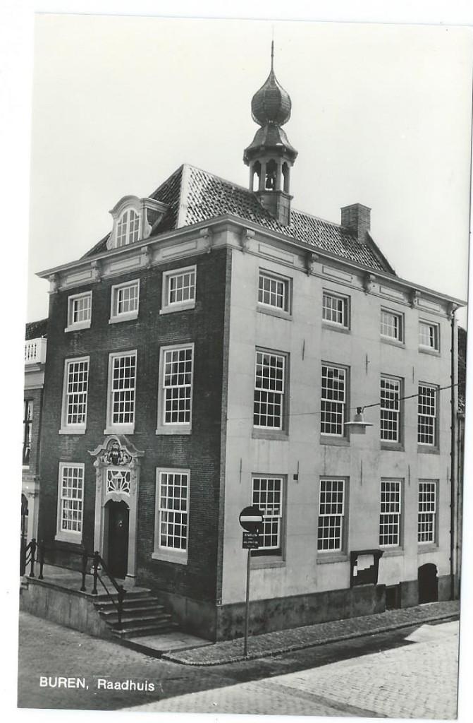 Ansichtkaart BUREN  Raadhuis, Verzenden, 1960 tot 1980, Ongelopen, Gelderland