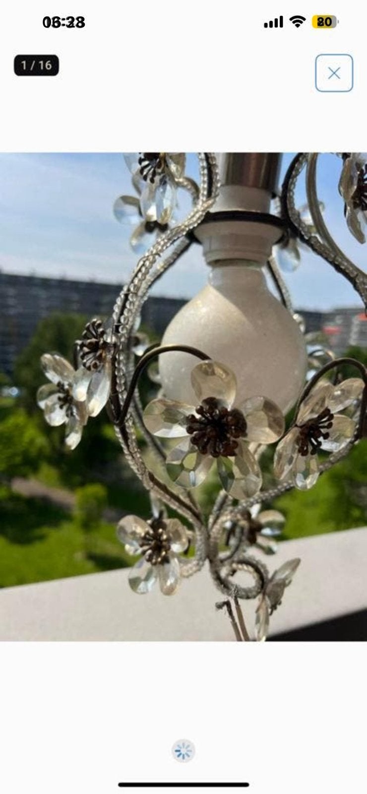 Laura Ashley Flower Pendant, Huis en Inrichting, Verzenden, Zo goed als nieuw