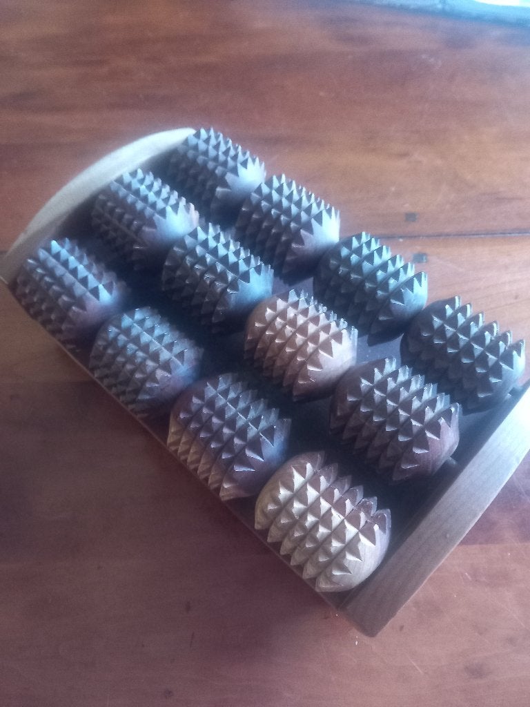 Voetmassage houten roller, Ophalen of Verzenden, Zo goed als nieuw, Apparaat