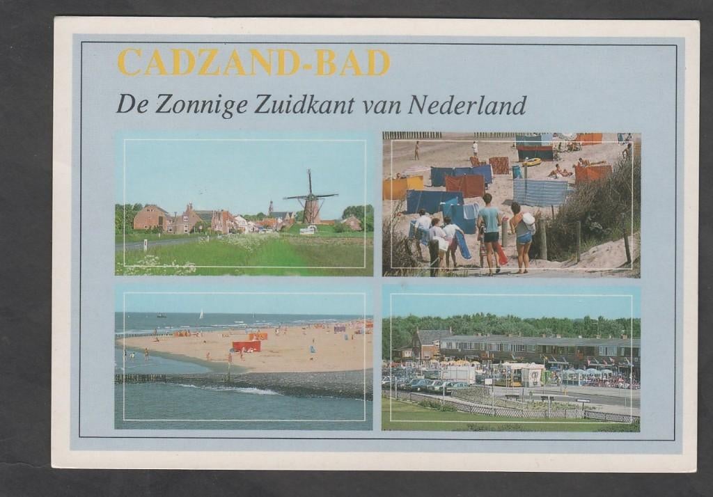 Cadzand - Bad De Zonnige Zuidkust van Nederland 1993 gelopen, Verzenden, 1980 tot heden, Gelopen, Zeeland
