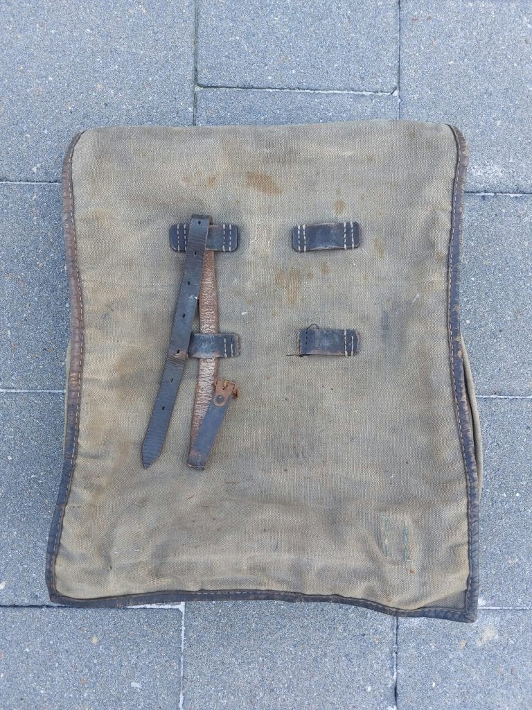 Duitse WO2 Tornister / Rugzak, Ophalen of Verzenden, Landmacht, Duitsland, Kleding of Schoenen