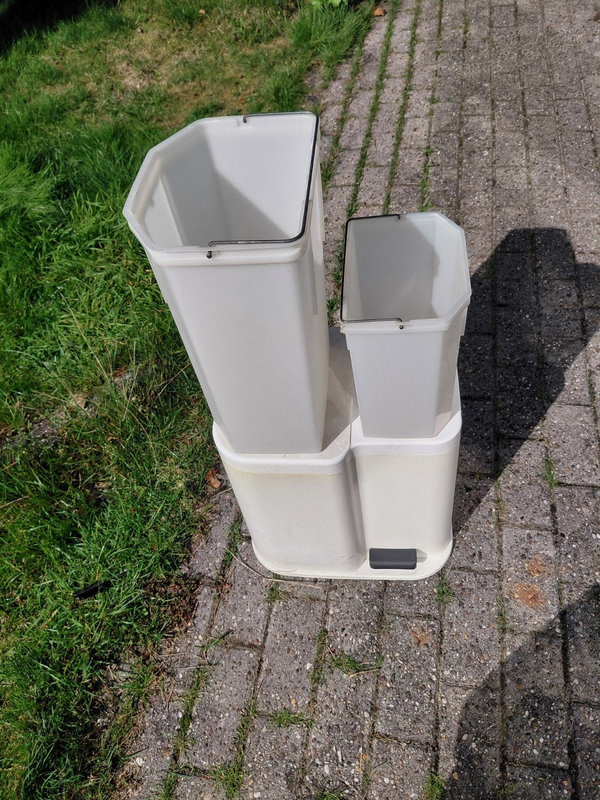 duo pedaalemmer, 40 liter of meer, Ophalen, Gebruikt, Kunststof