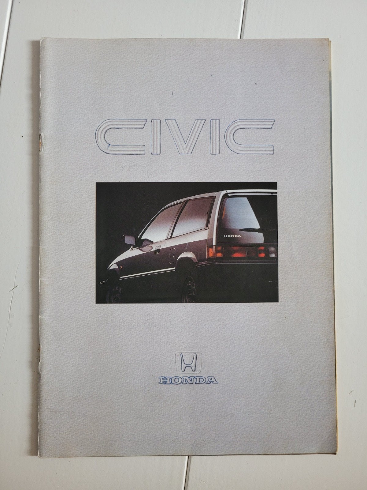 Honda Civic Shuttle brochure uit 1985, Ophalen of Verzenden, Gelezen, Honda, Honda