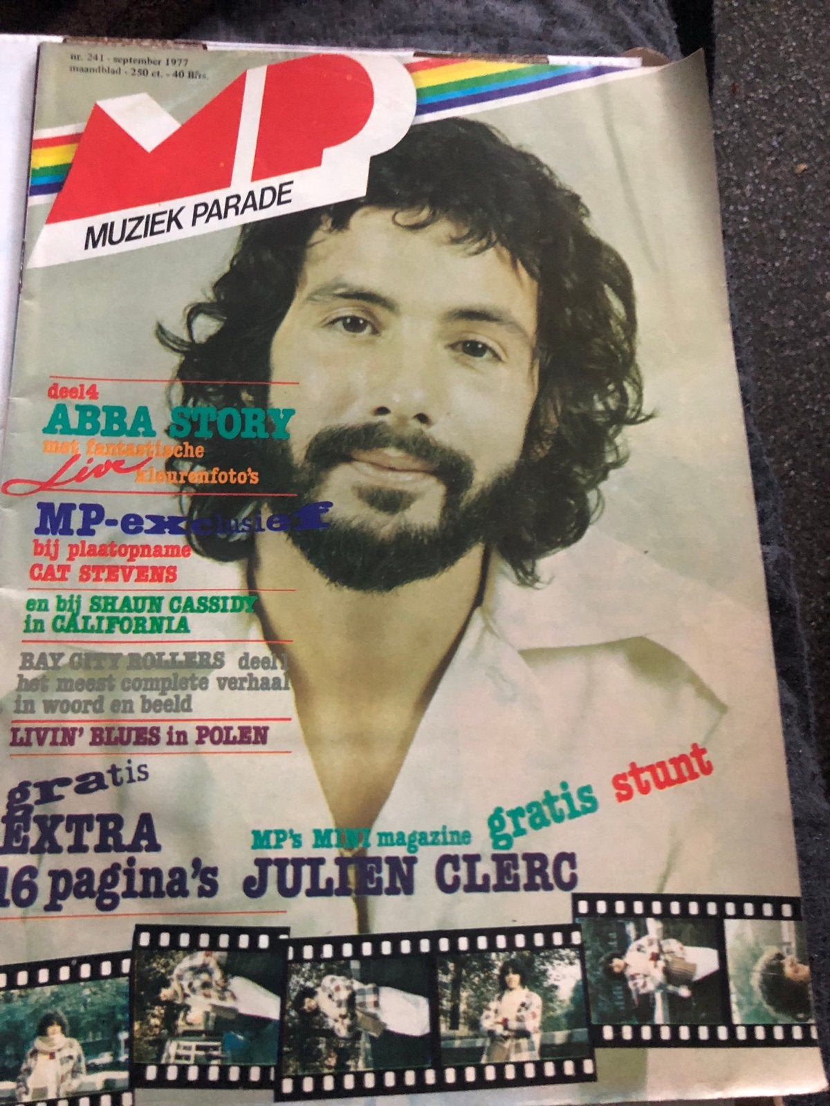 Muziek Parade Magazine - September 1977 - ABBA, Cat Stevens, Ophalen of Verzenden, Gelezen, Muziek, Film of Tv