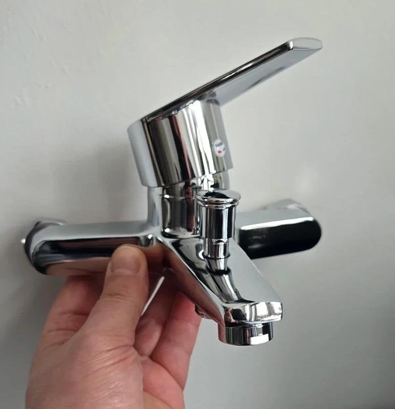 Chroom Badkraan 2-Weg Mengkraan | Badkamer Kraan, Doe-het-zelf en Verbouw, Sanitair, Onbekend, Nieuw, Ophalen of Verzenden, Bad