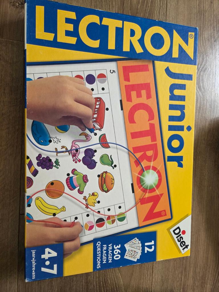 Lectron / Electro Junior compleet met 12 speelkaarten, Ophalen of Verzenden, Gebruikt, Taal en Lezen, Met geluid