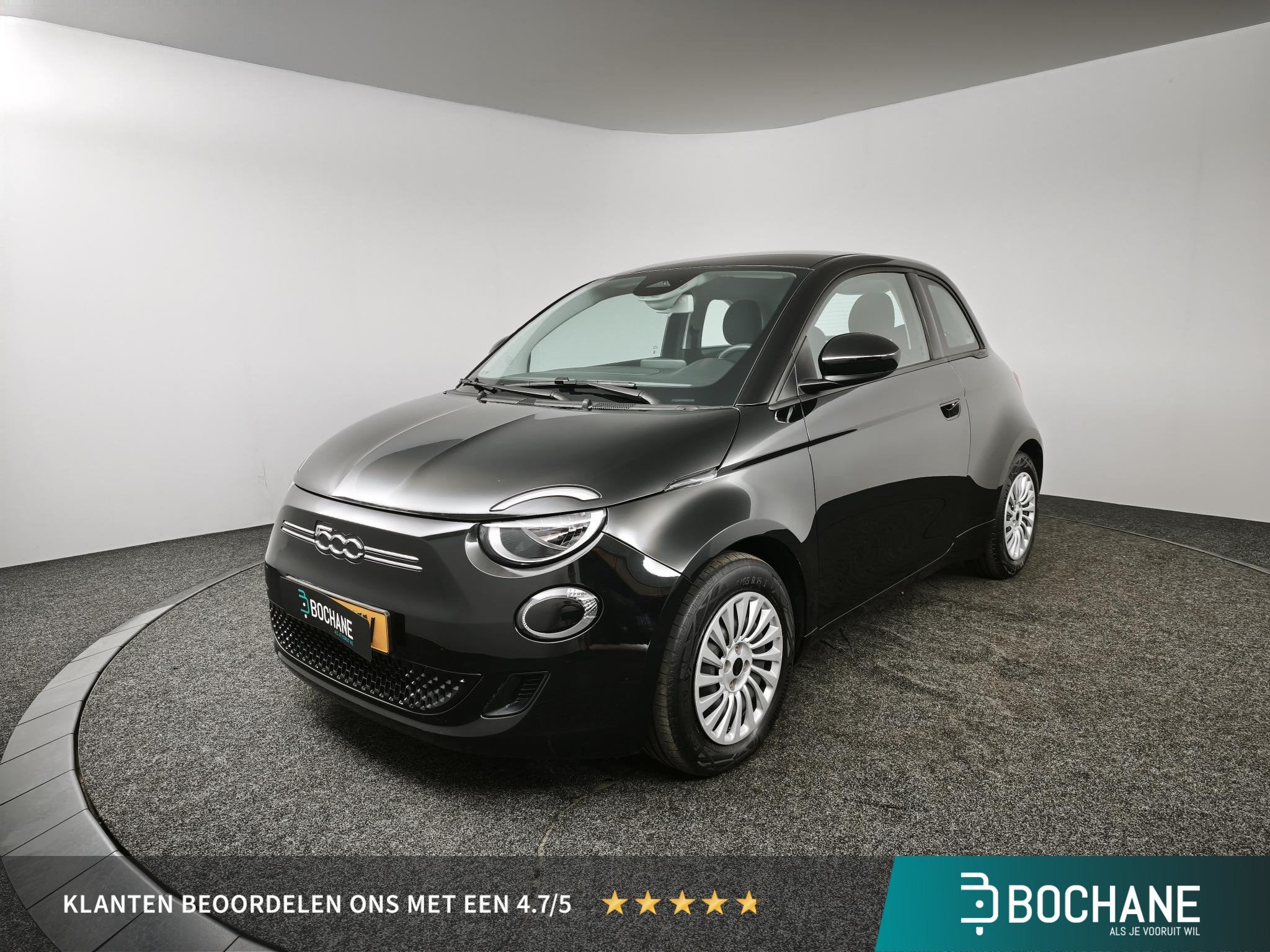 Fiat 500 Action 24 kWh NIEUWSTAAT! | SOH 92,4 %, Stof, Gebruikt, 95 pk, Met garantie (alle)