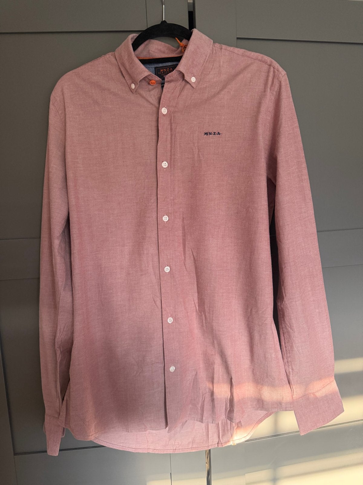 N.Z.A. New Zealand Auckland overhemd - Burnt Red, Kleding | Heren, Ophalen of Verzenden, Nieuw, Rood, Halswijdte 39/40 (M)