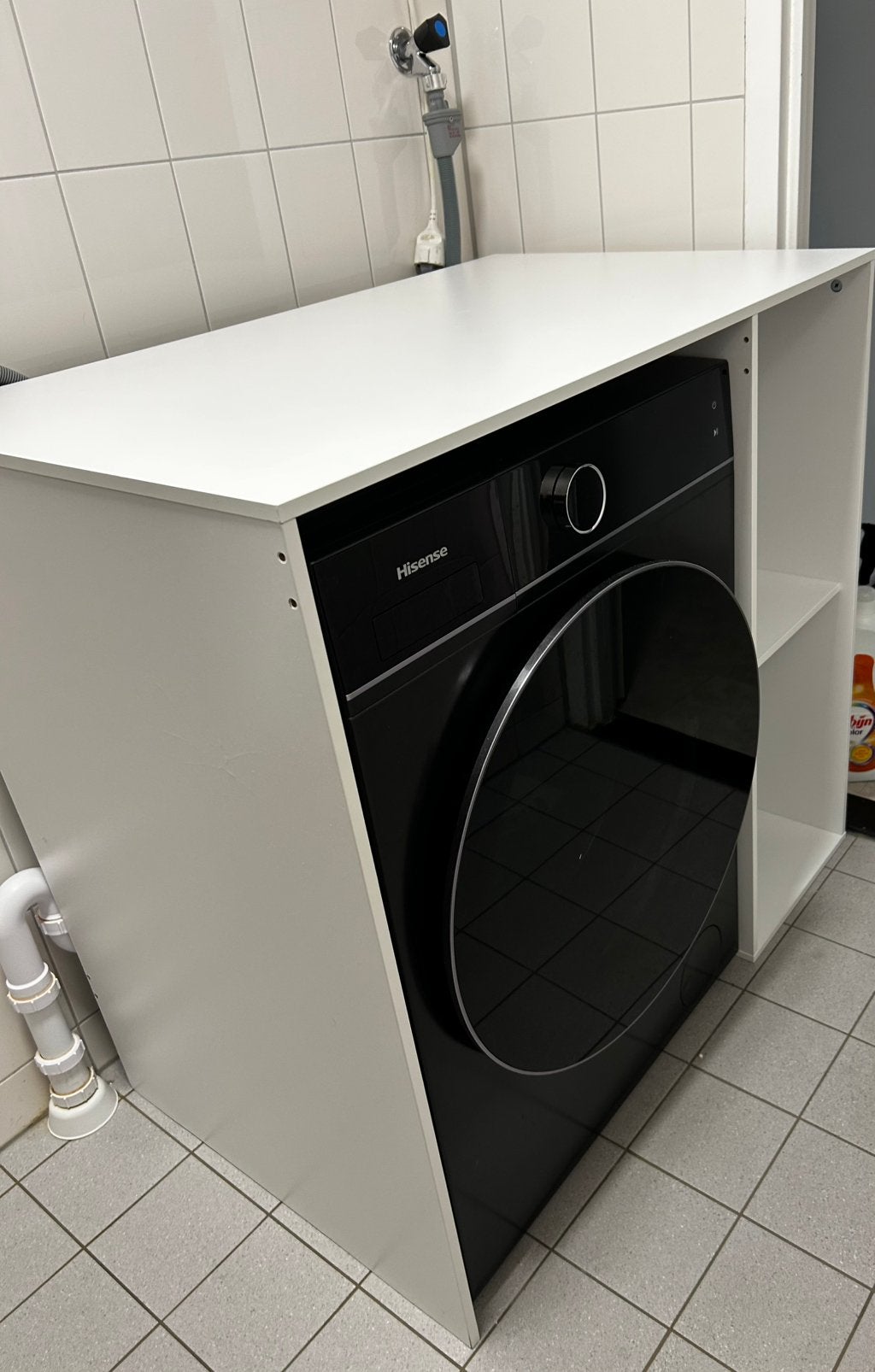 Wasmachinekast / wasmachineombouw, Ophalen, Nieuw, Wit, Overige typen