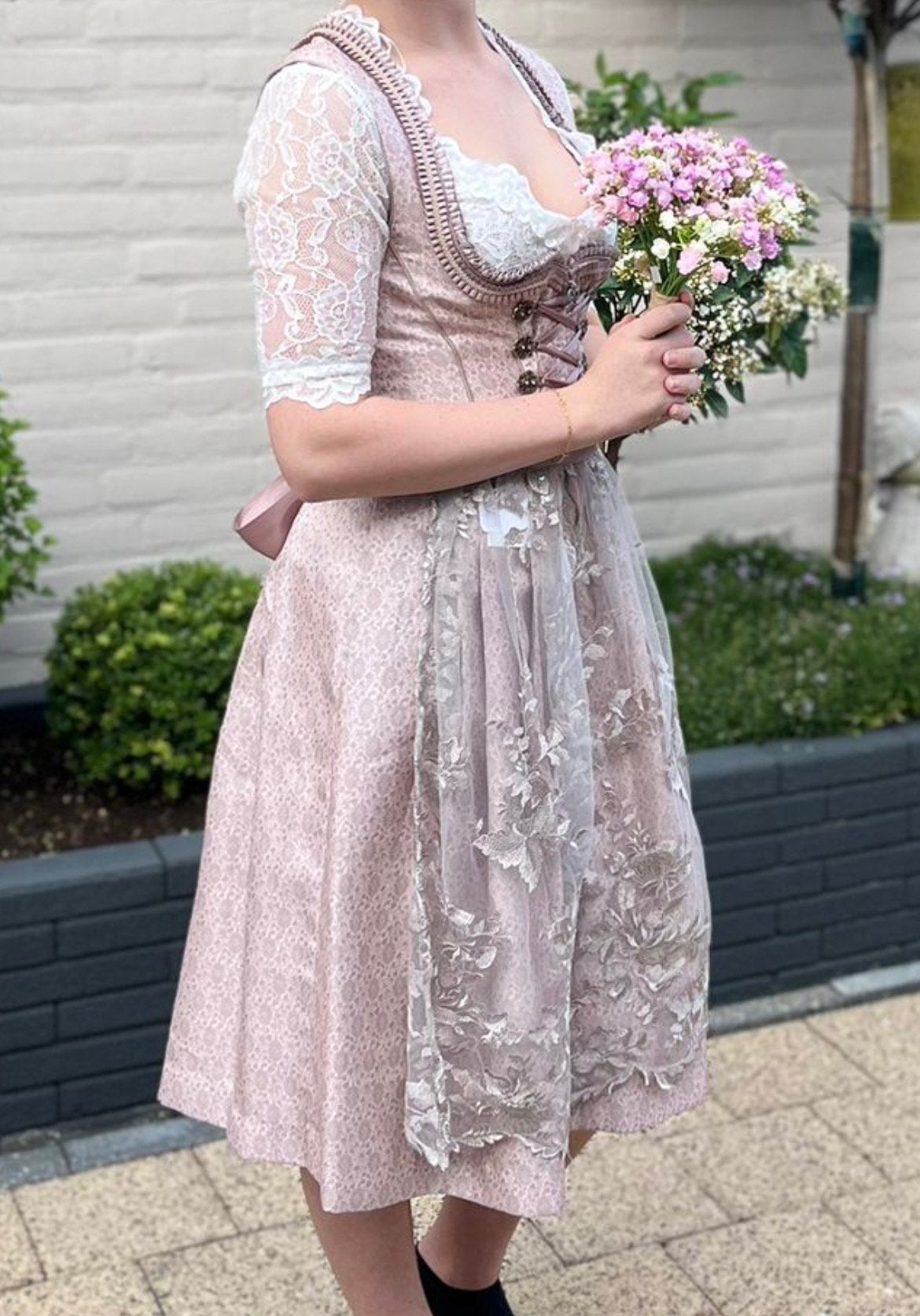 MarJo dirndl maat 32, Overige typen, Meerkleurig, Ophalen of Verzenden, Zo goed als nieuw