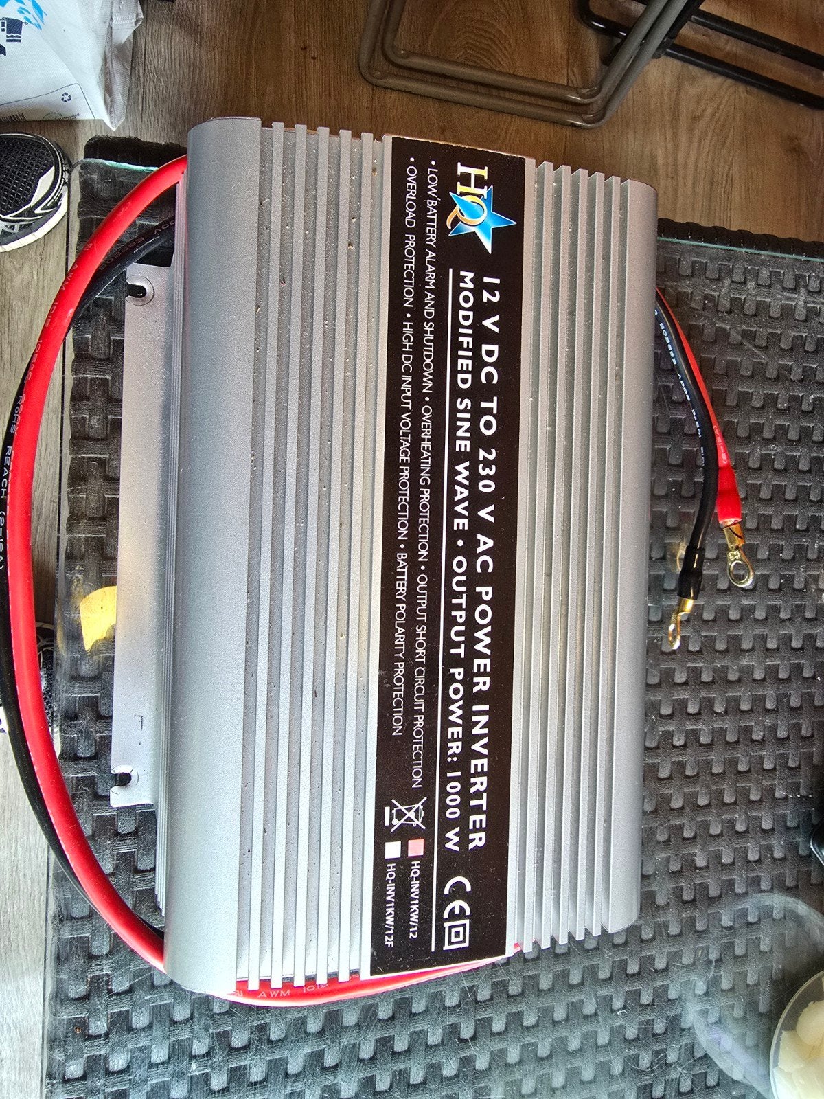 Omvormer 1000W 12V DC naar 230V AC Modified Sinus, Ophalen of Verzenden