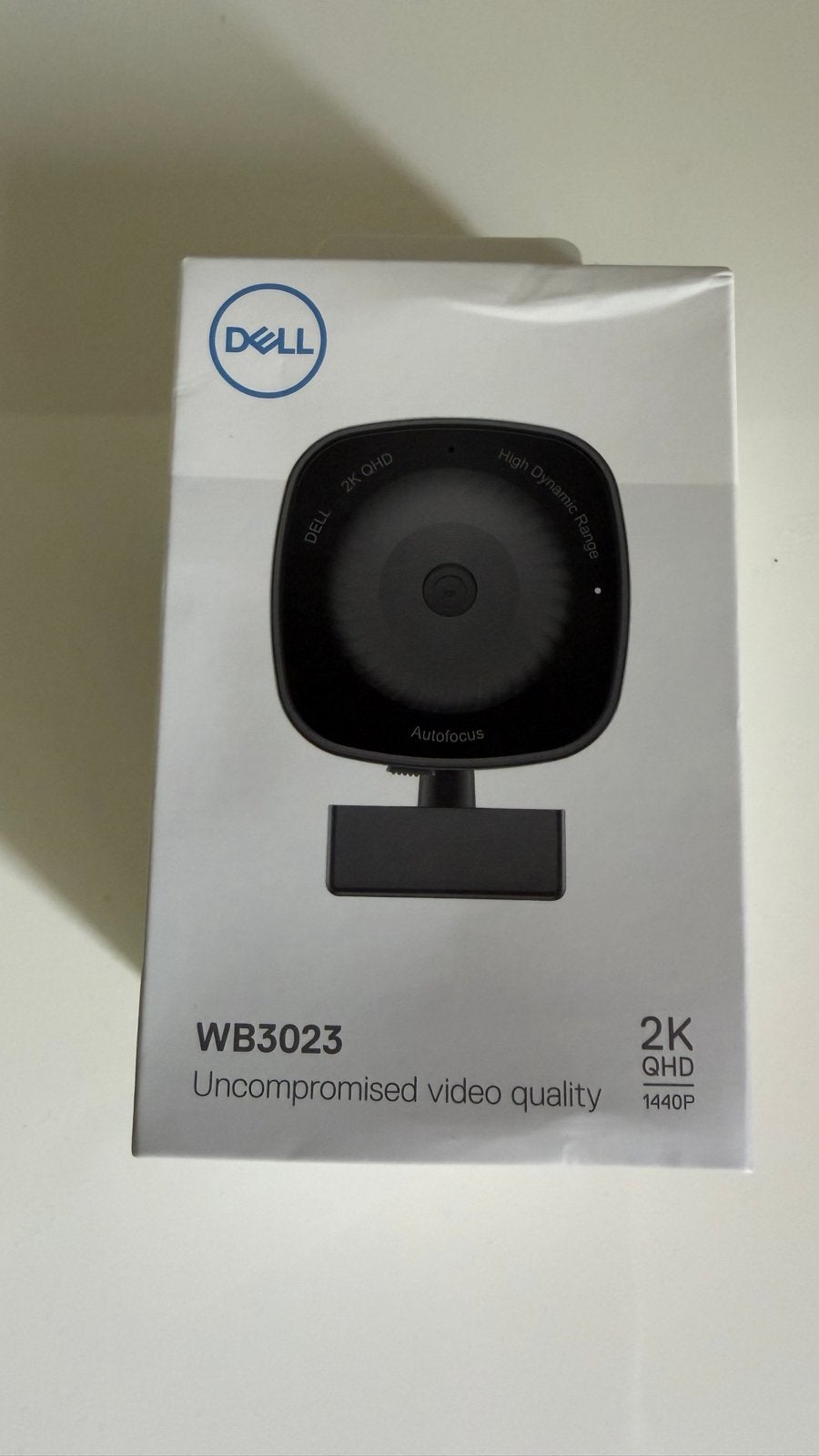 Dell WB3023 2K QHD Webcam - Nieuw in doos, Computers en Software, Webcams, Nieuw, Ophalen of Verzenden, Windows, Monitorclip