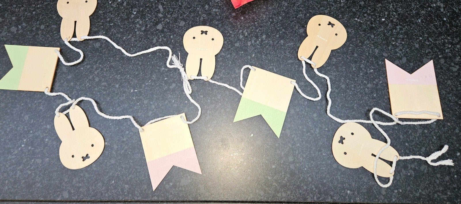 Nijntje/Miffy houten slinger - Nieuw, Overige merken, Nieuw, Ophalen of Verzenden, Wanddecoratie