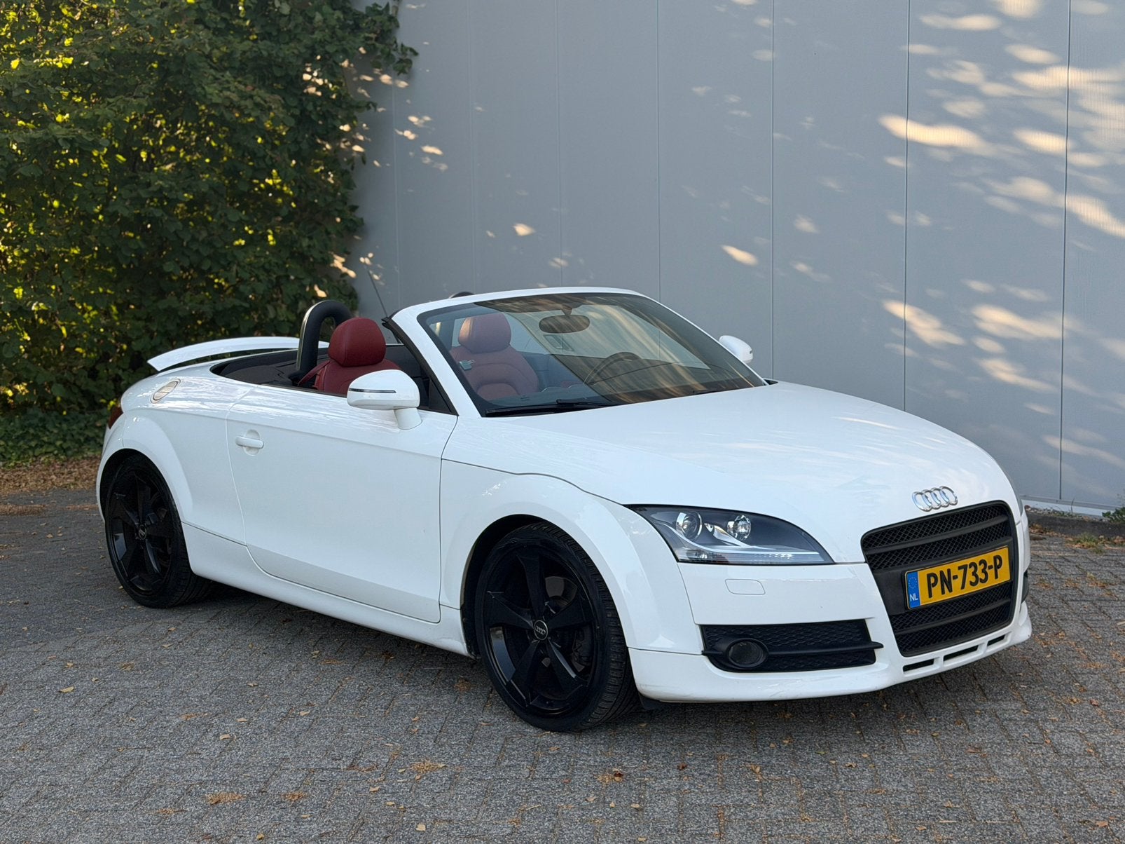 Audi TT 2.0 TFSI 2007 Wit Cabrio Leer, Auto's, Audi, TT, Bedrijf, Handgeschakeld, 2 stoelen