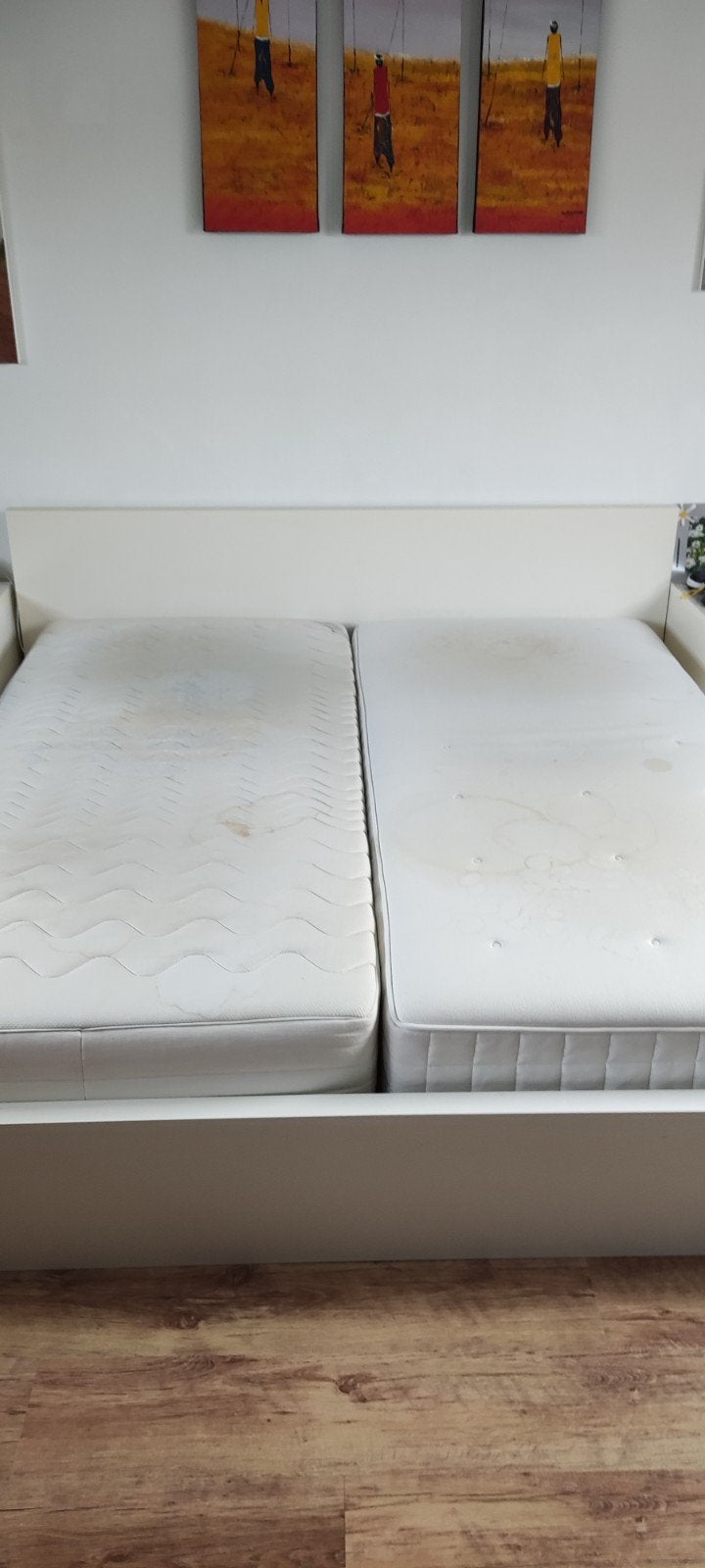 Twee gebruikte Ikea matrassen, Ophalen, Gebruikt, 90 cm, Eenpersoons