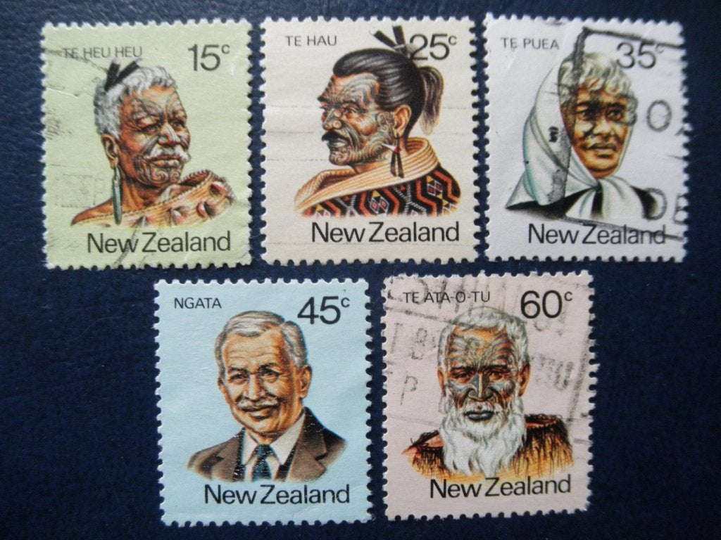 Postzegels New Zealand 1980 Maori., Ophalen of Verzenden, Gestempeld