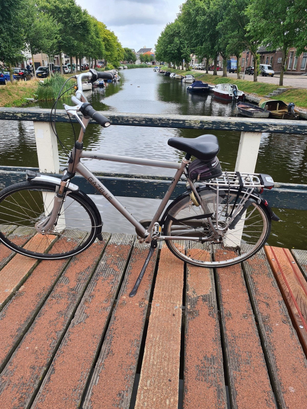 Gazelle Paris Plus Comfortabel en compleet, Velgrem, Versnellingen, Ophalen of Verzenden, Gazelle