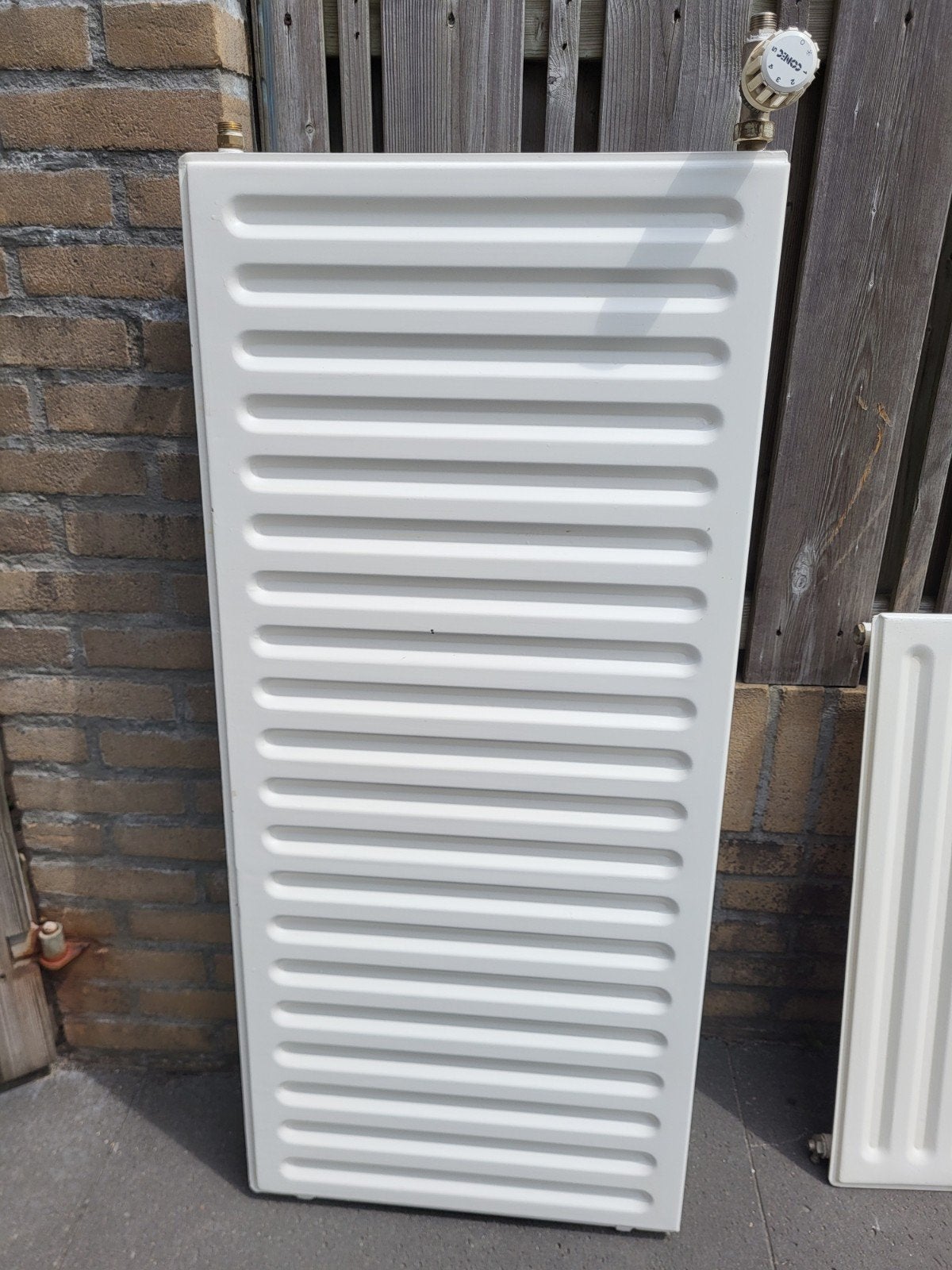 Radiator 50x115 cm, wit, gebruikt, Gebruikt, Radiator, Minder dan 60 cm, Ophalen of Verzenden