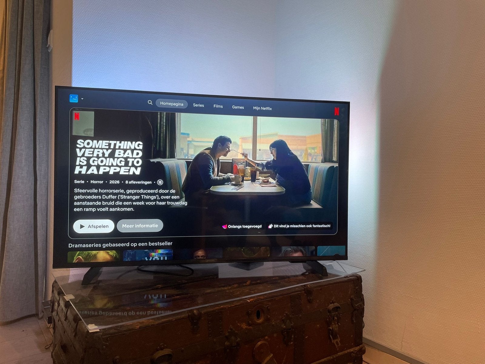 Philips The One 43PUS8949/12 Ambilight TV 4K LED, Ophalen, Philips, LED, Zo goed als nieuw