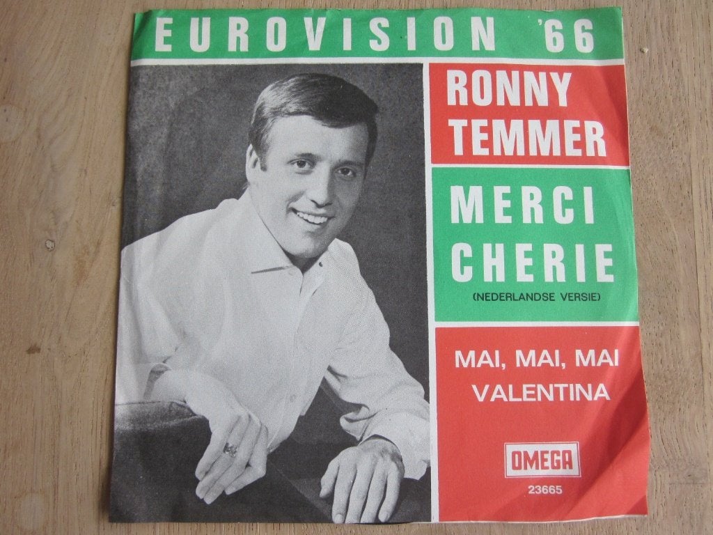 Ronny Temmer - Mercie Cherie (nederlandse versie), Fotohoes, Verzenden, Zo goed als nieuw, Pop