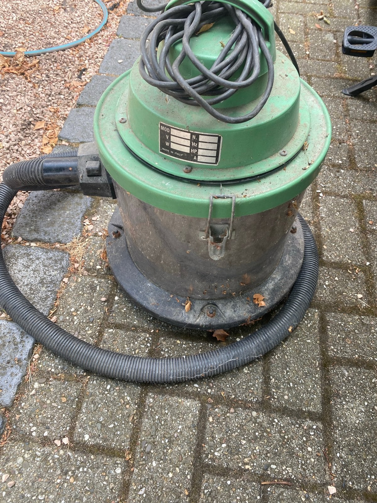 Industriële stofzuiger 1000W - Made in Italy, Witgoed en Apparatuur, Stofzuigers, Overige merken, Gebruikt, Ophalen of Verzenden