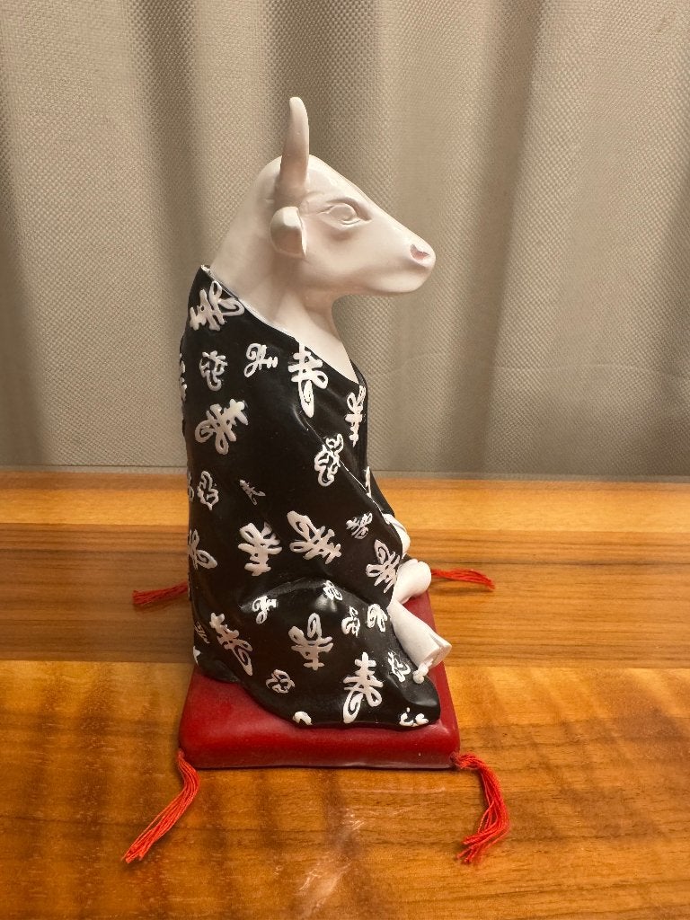 CowParade Meditating Cow – Jan Edlund – 2004 – met doos, Ophalen of Verzenden, Beeld