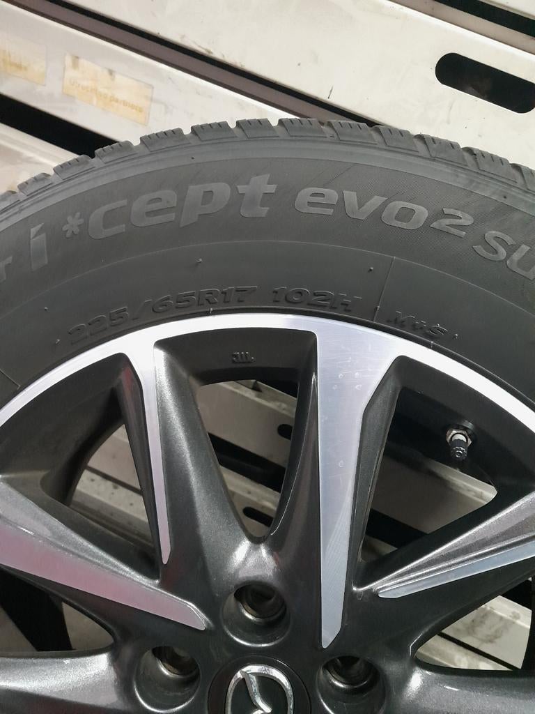 Originele mazda cx5 velgen met winterbanden, Ophalen of Verzenden, 17 inch, Winterbanden, Velg(en)