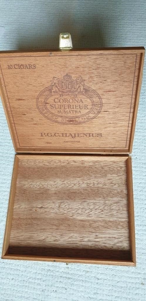 HAJENIUS sigarendoosje, Ophalen of Verzenden, Gebruikt, Tabaksdoos of Verpakking