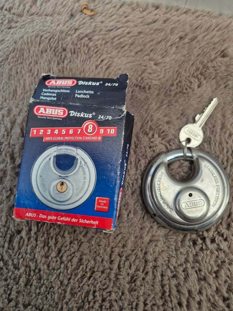 ABUS Diskus 24/70 Hangslot - Gebruikt, Ophalen of Verzenden, Gebruikt