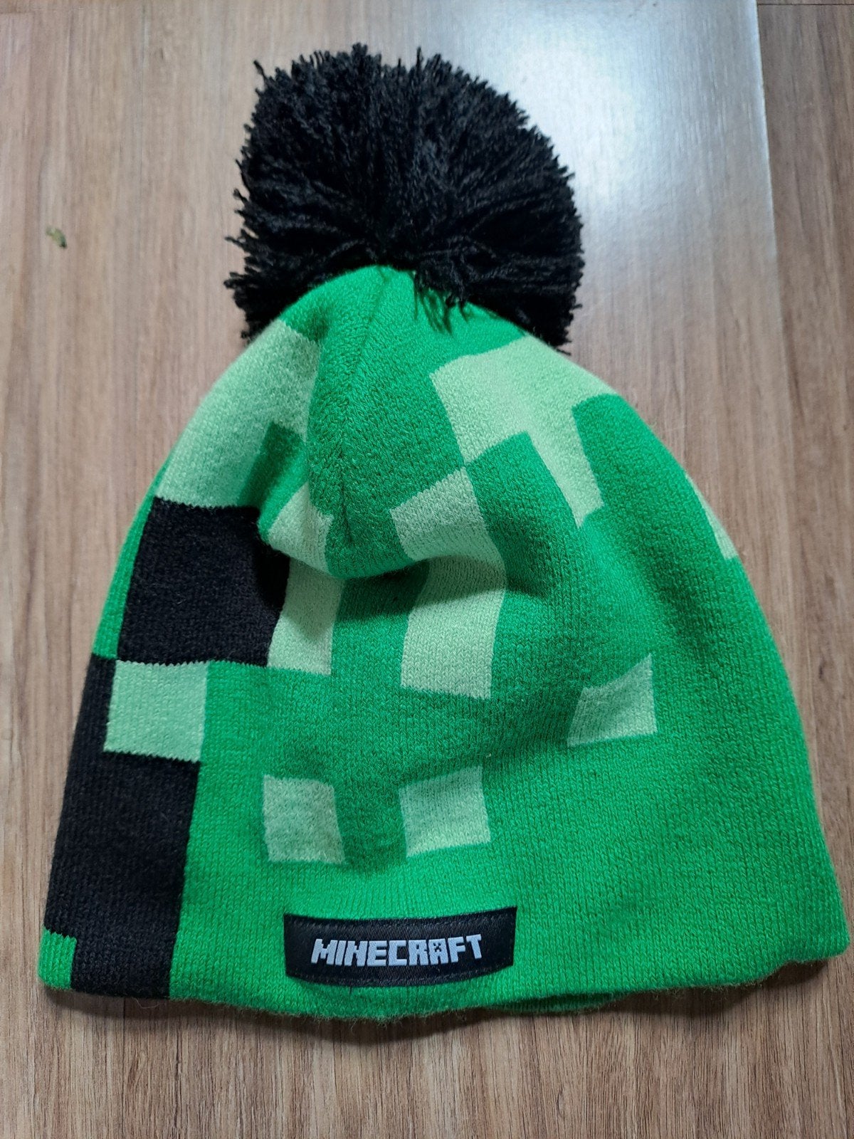 Minecraft Creeper Muts met Pompon - Groen Nieuw, Jongen of Meisje, Minecraft, Nieuw, Ophalen of Verzenden