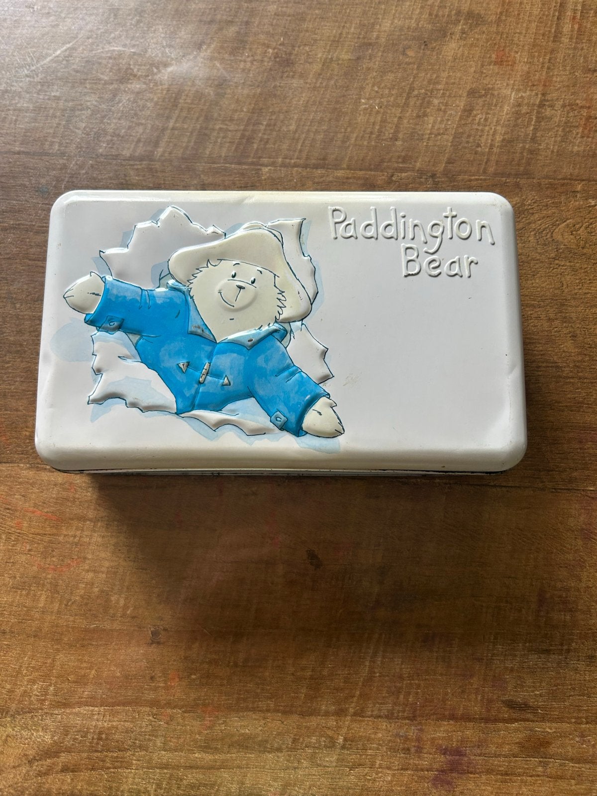 Vintage Paddington Bear blik, Ophalen, Gebruikt, Overige, Overige merken