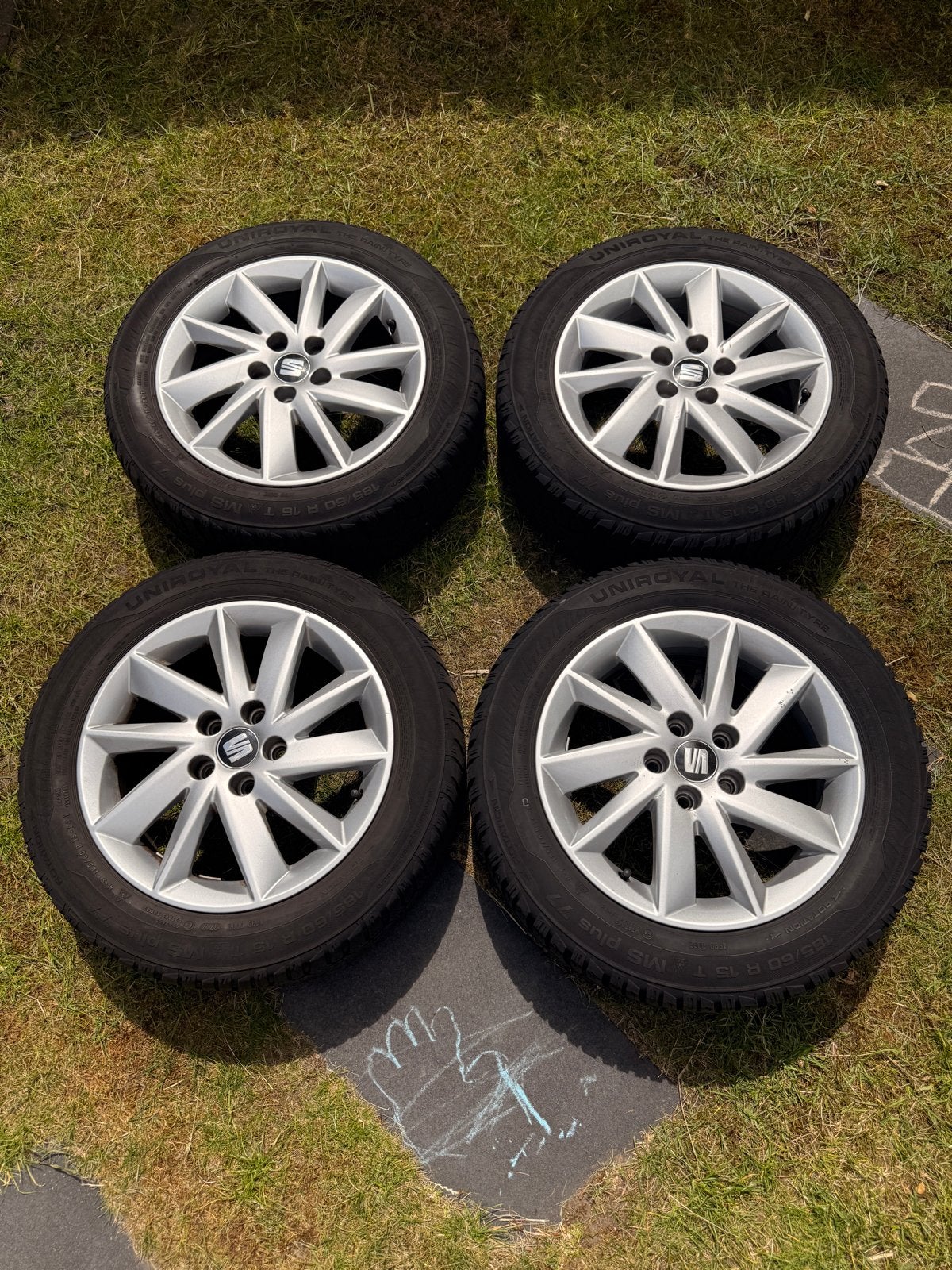 Seat autobanden velgenset 15 inch, Auto-onderdelen, Banden en Velgen, Ophalen, Gebruikt, 15 inch, Banden en Velgen