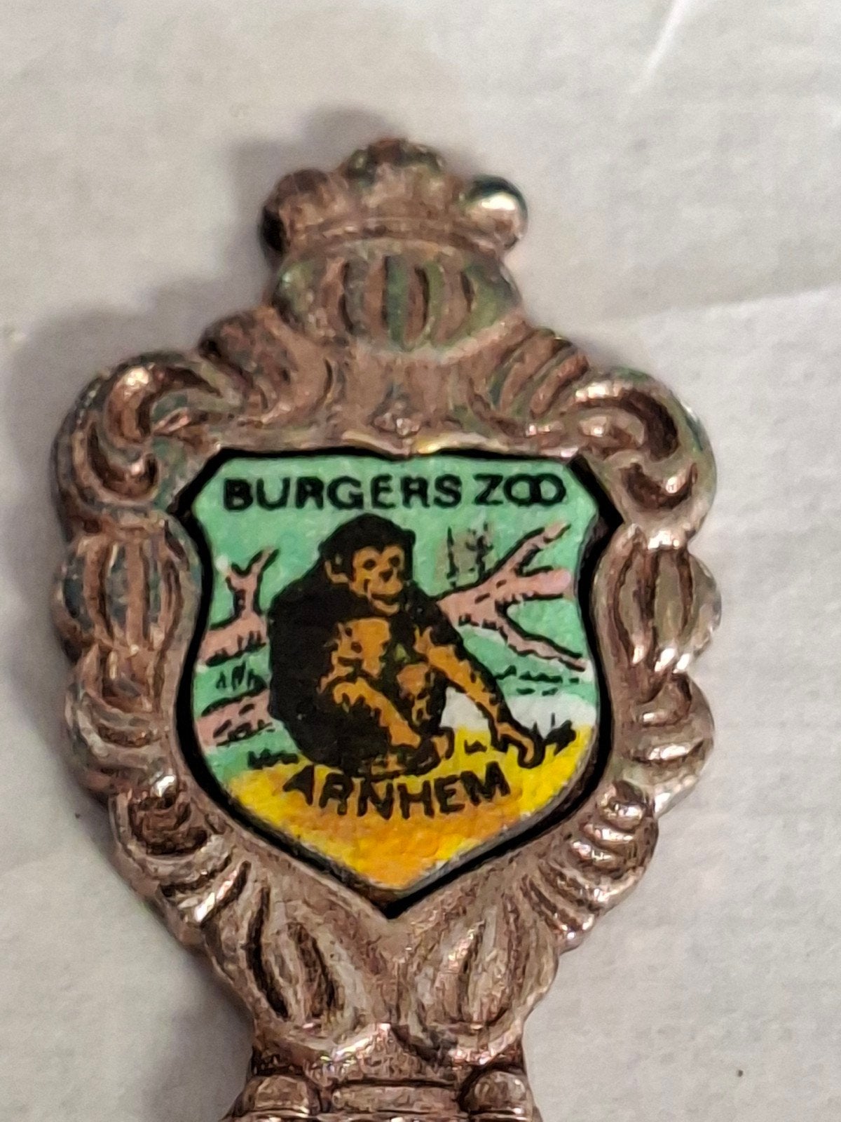 Verzilverde Suikerschep Burgers Zoo Arnhem, Ophalen of Verzenden