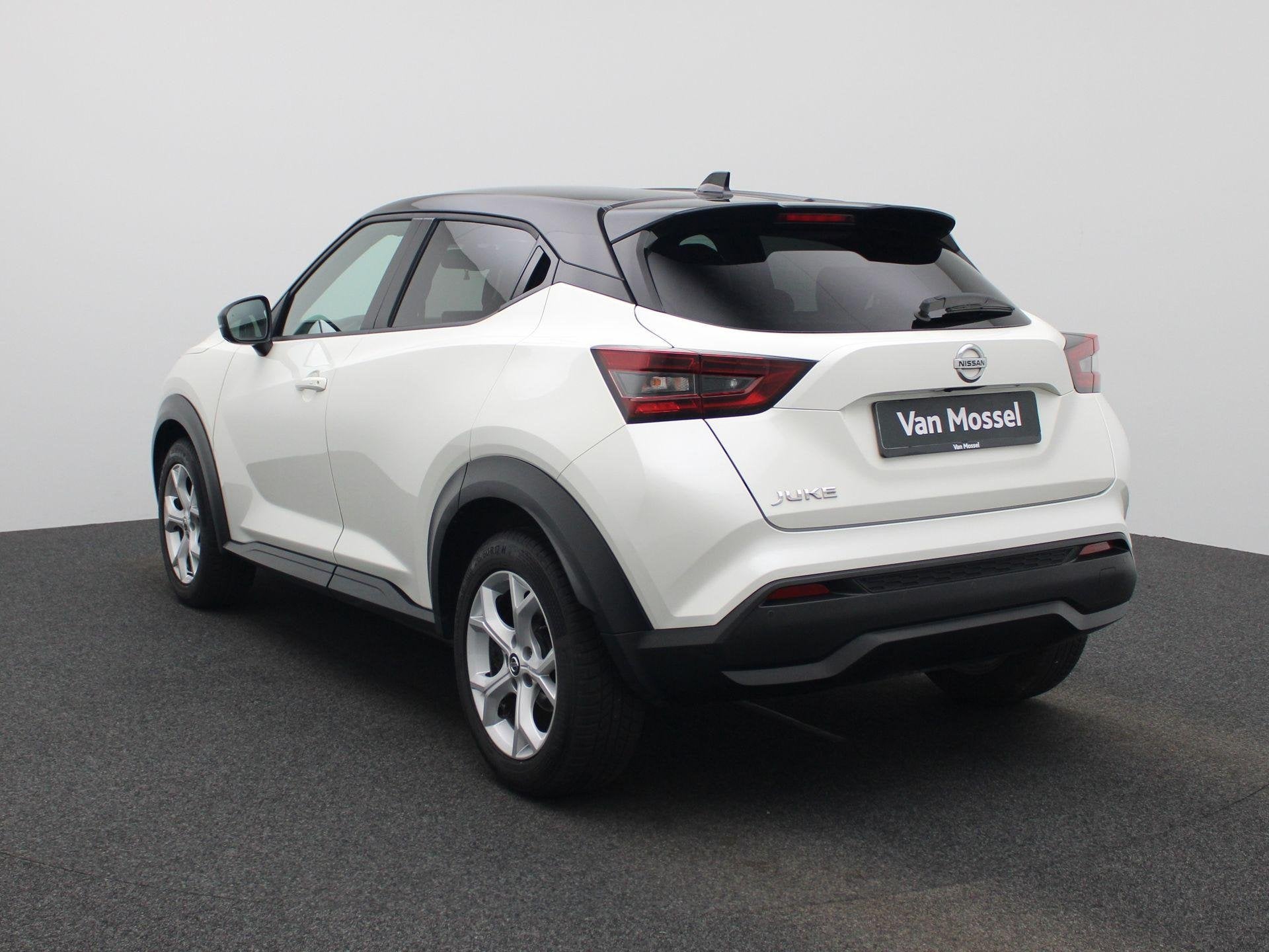 Nissan Juke 1.0 DIG-T Tekna | Automaat | Keyless | Sport sto, Auto's, Euro 6, Leder en Stof, Wit, Bedrijf