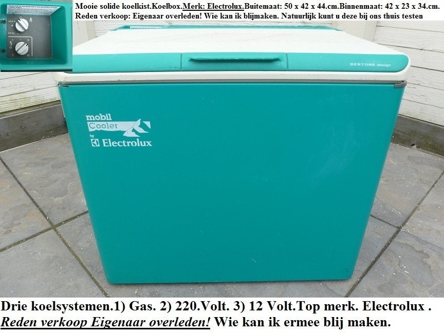 Koelkist.Koelbox.Electrolux.(3)koelsystemen.Gas.220.12.Volt, Caravans en Kamperen, Ophalen of Verzenden, Zo goed als nieuw, Koelbox