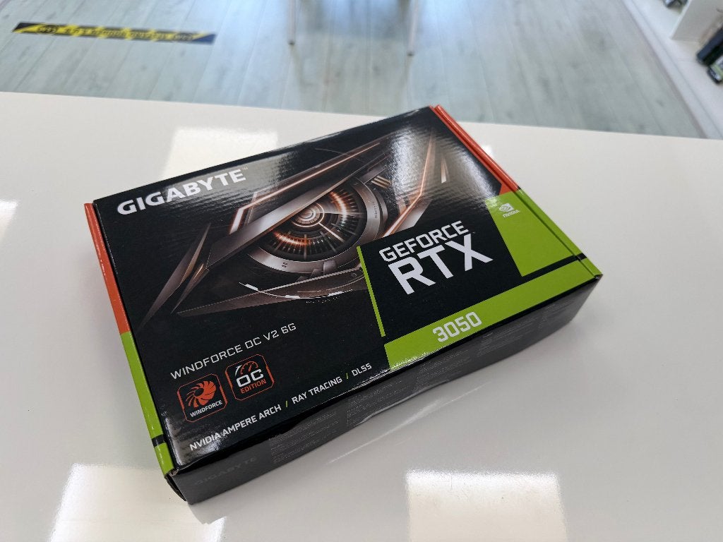 Gigabyte GeForce RTX 3050 WINDFORCE OC V2 6G NIEUW, HDMI, GDDR6, PCI-Express 4, Nieuw