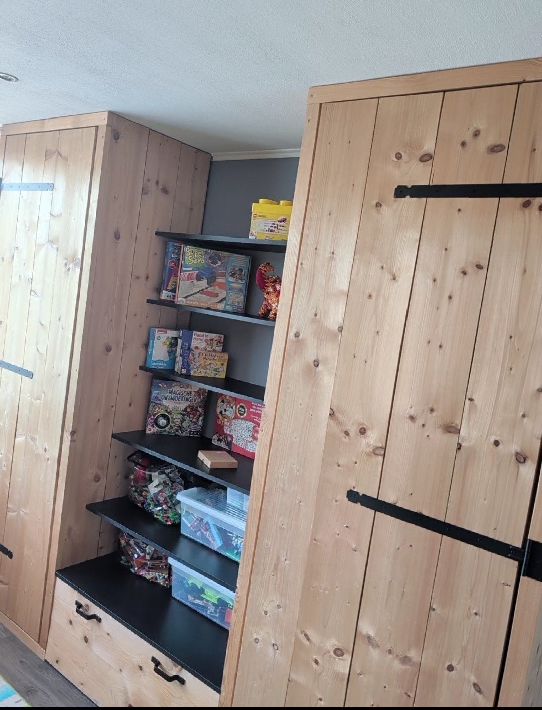 Complete kinderkamer te koop, Ophalen, Zo goed als nieuw, Grenenhout, 200 cm of meer