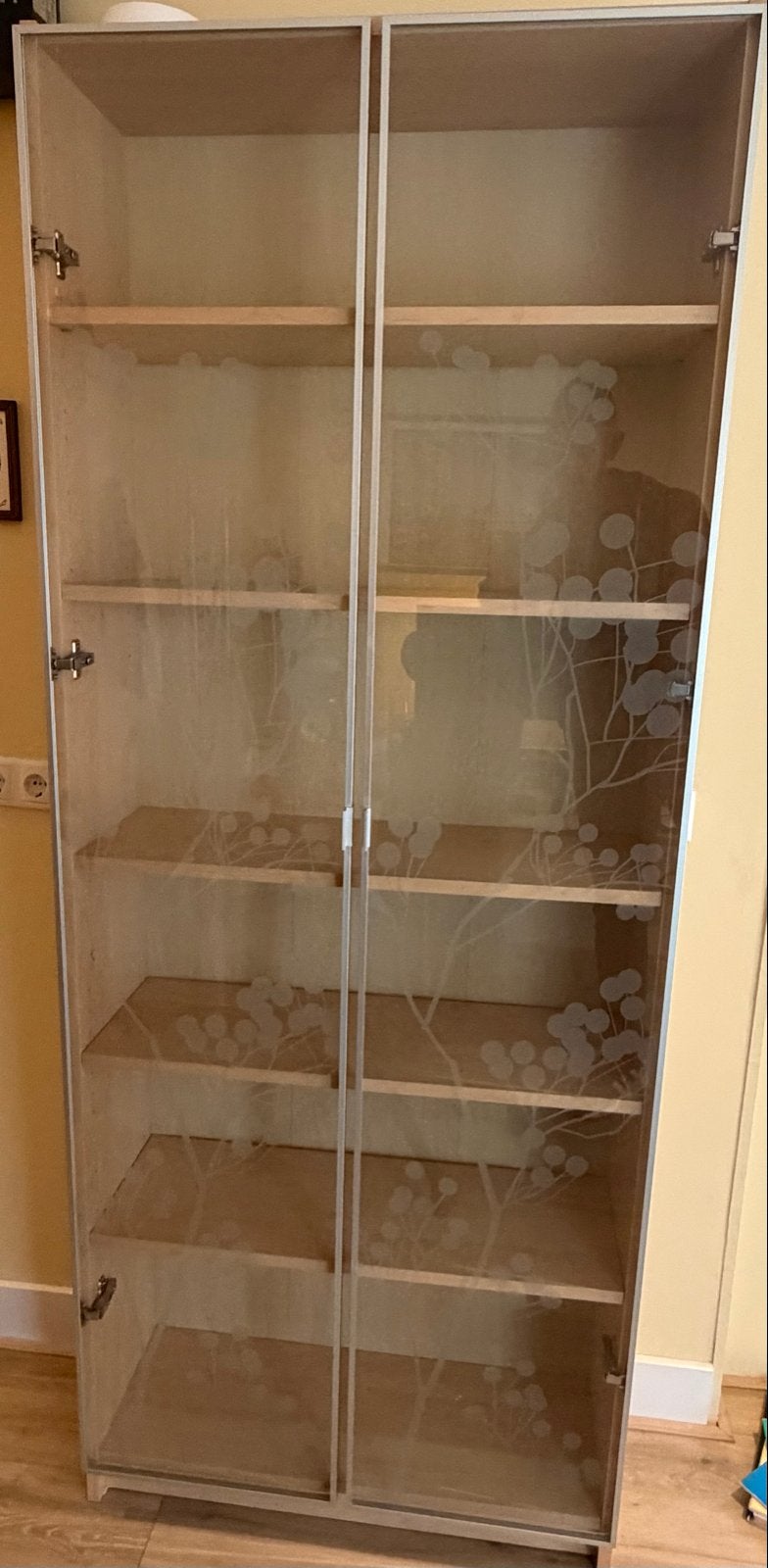 IKEA Billy boekenkast met glazen deuren, Ophalen, Gebruikt, 200 cm of meer, 50 tot 100 cm