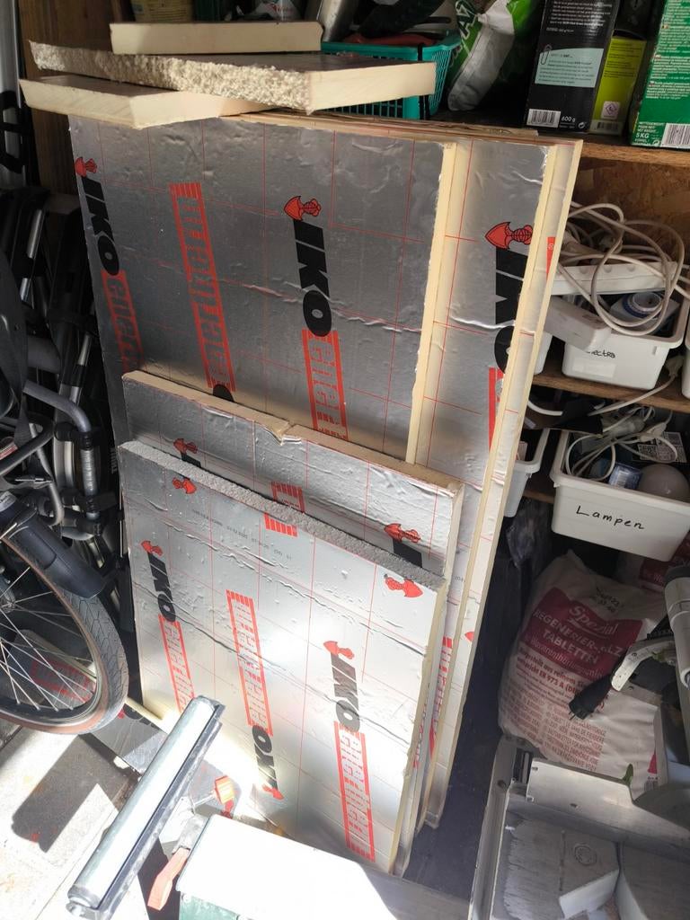 Isolatieplaten: PIR en Piepschuim (Tempex), Doe-het-zelf en Verbouw, Isolatie en Afdichting, Ophalen, Dakisolatie, 10 tot 15 m²