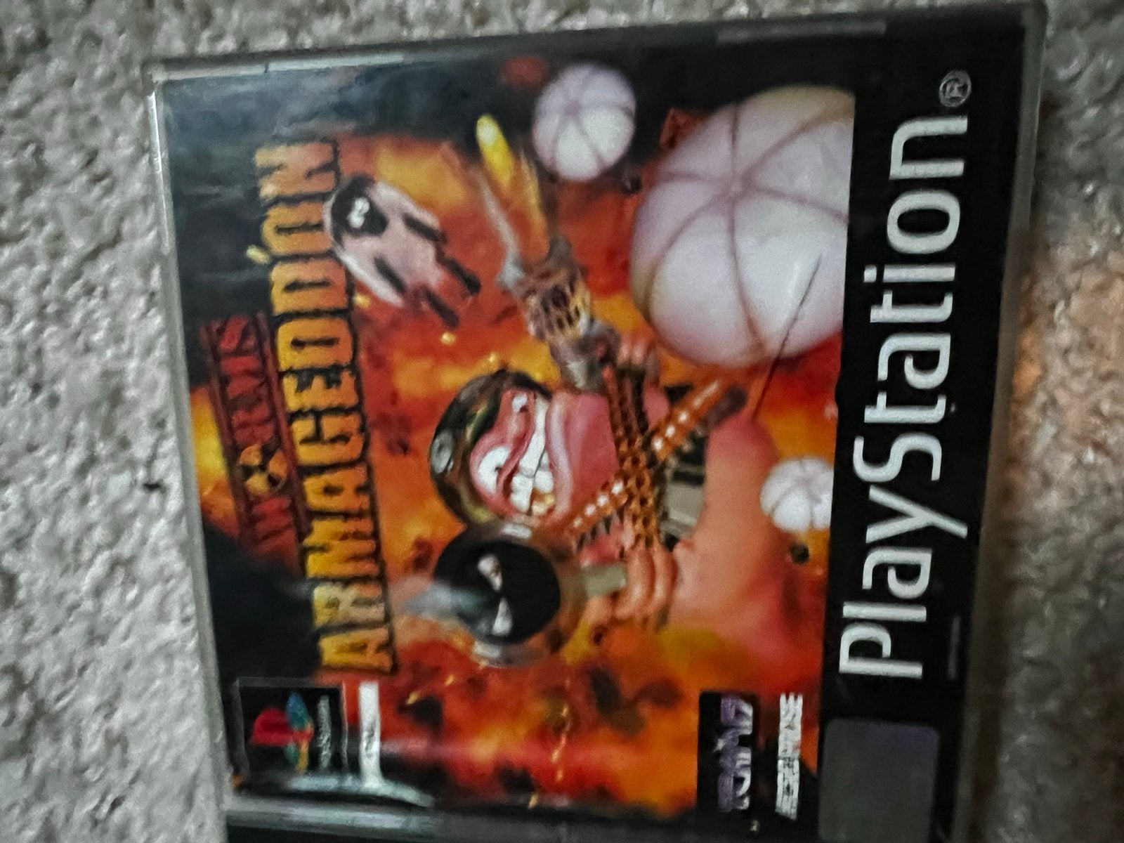 Worms Armageddon PlayStation 1 - Klassieke Turn-Based Strate, Spelcomputers en Games, Gebruikt, Ophalen of Verzenden, 3 spelers of meer