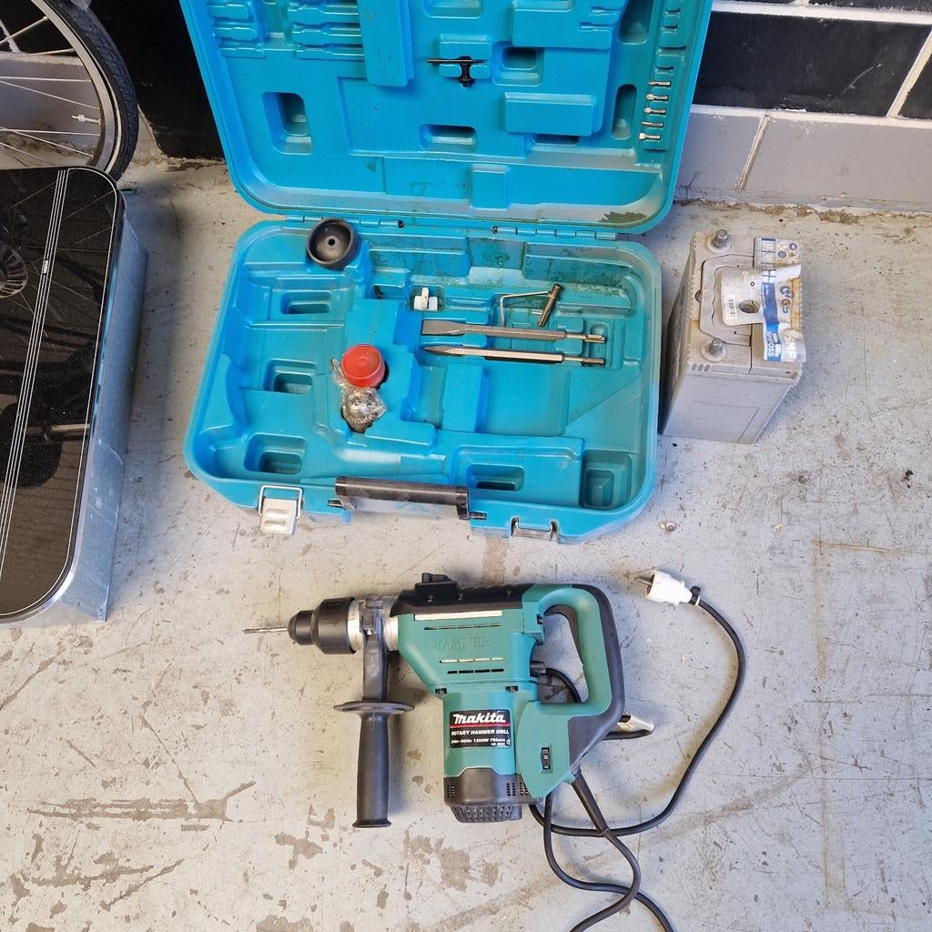 Klop boor makita, Ophalen, Boor- en/of Breekhamer